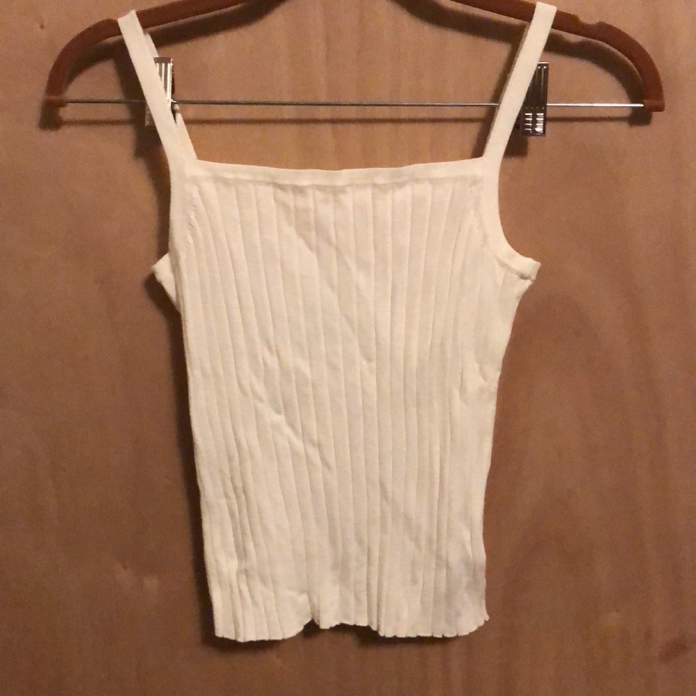 H&M white crop top